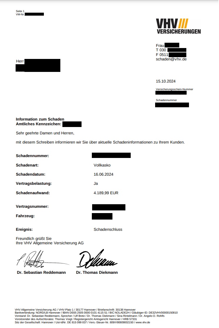 KFZ-Versicherung Beitragserhhung 2025